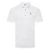 Ping Mr Ping Golf Polo Shirt -FootJ Golf Club Shop Ping SS23 Mr.Ping Polo Shirt P03569 002 SHPIN347 White Front