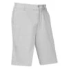 Ping Swift Golf Shorts -FootJ Golf Club Shop Ping SS23 Swift Tailored Shorts P03581 PGW TSPIN044 Pearl Grey White Front