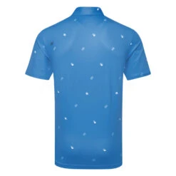 Ping Two Tone Golf Polo Shirt 7 Ping Two Tone Golf Polo Shirt -FootJ Golf Club Shop Ping SS23 Two Tone Polo Shirt P03571 DEB SHPIN349 Danube Infinity Blue Multi Back