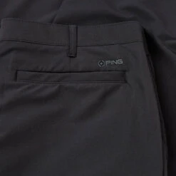 Ping Vision Winter Golf Trouser -FootJ Golf Club Shop Ping AW20 Vision Winter Trousers P03452 060 Code TRPIN093 Black Detail 1