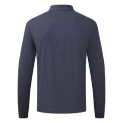 Puma Cloudspun WRMLBL Golf Popover -FootJ Golf Club Shop Puma AW22 Cloudspun WRMLBL 1 4 Zip Sweater 537066 02 SWPUM270 S Navy Blazer Back