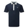 Puma Gamer Golf Polo Shirt 2 Puma Gamer Golf Polo Shirt -FootJ Golf Club Shop Puma SS22 Gamer Polo 599118 03 Code SHPUM571 M Navy Blazer High Rise Front
