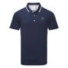 Puma AP Signature Tipped Golf Polo Shirt 1 Puma AP Signature Tipped Golf Polo Shirt -FootJ Golf Club Shop Puma SS22 AP Signature Tipped Polo Shirt 598154 10 Code SHPUM589 M Navy Blazer Front