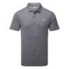 Puma Performance Heather Golf Polo Shirt -FootJ Golf Club Shop Puma SS22 Performance Heather Polo Shirt 577428 09 Code SHPUM601 M Navy Blazer Heather Front