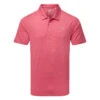 Puma Performance Heather Golf Polo Shirt -FootJ Golf Club Shop Puma SS22 Performance Heather Polo Shirt 577428 11 Code SHPUM603 M Ski Patrol Heather Front