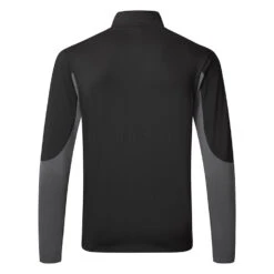 Stuburt Enhance 1/4 Zip Golf Sweater -FootJ Golf Club Shop Stuburt AW20 Enhance Midlayer 1 4 Zip Sweater SBTOP1147 Code SWSTU043 Black back