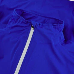 Sunderland Whisper Dry Pro-Lite Waterproof Golf Jacket -FootJ Golf Club Shop Sunderland AW19 Whisperdry Pro Lite Waterproof Jacket SUNMR47 WPLJKT Code WJSUN037 Electric Blue Silver detail