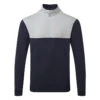 Sunderland Arizona Mid Layer Golf Top -FootJ Golf Club Shop Sunderland AW21 Arizona Midlayer Sweater SUNMC87 ARI Code SWSUN025 M Navy Silver Front