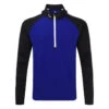 Sunderland Aspen Mid Layer Golf Top -FootJ Golf Club Shop Sunderland Electric Blue Black White SUNMM39 ASP FRONT