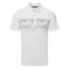 TravisMathew Activate Golf Polo Shirt 1 TravisMathew Activate Golf Polo Shirt -FootJ Golf Club Shop Travis Mathew SS21 Activate Golf Polo Shirt 1MW440 SHTRA055 XL White Front