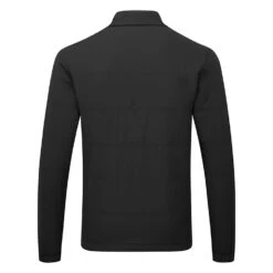 TravisMathew Interlude Full Zip Golf Jacket 10 TravisMathew Interlude Full Zip Golf Jacket -FootJ Golf Club Shop Travis Mathew SS21 Interlude Sweater Jacket 1MT003 0BLK Code SWTRA018 M Black Back