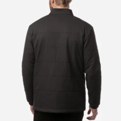 TravisMathew Interlude Full Zip Golf Jacket 13 TravisMathew Interlude Full Zip Golf Jacket -FootJ Golf Club Shop Travis Mathew SS21 Interlude Sweater Jacket 1MT003 0BLK Code SWTRA018 M Black Model 3
