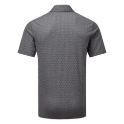 TravisMathew Two Hour Delay Golf Polo Shirt -FootJ Golf Club Shop Travis Mathew SS21 Two Hour Delay Polo Shirt 1MV108 Code SHTRA033 M Heather Dark Grey Back
