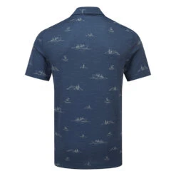 TravisMathew Fun And Games Golf Polo Shirt -FootJ Golf Club Shop Travis Mathew SS21 Fun And Games Golf Polo Shirt 1MW113 Code SHTRA042 Insignia Back