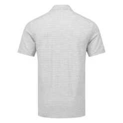 TravisMathew Time Will Tell Golf Polo Shirt -FootJ Golf Club Shop Travis Mathew SS21 Time Will Tell Golf Polo Shirt 1MW105 Code SHTRA041 Heather Light Grey back