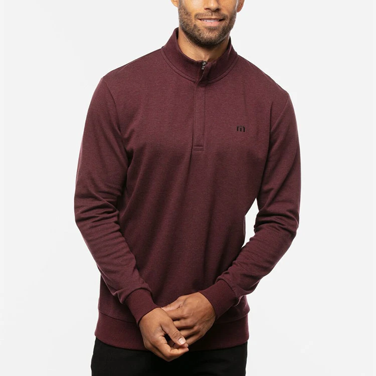 TravisMathew Cloud 2.0 1/4 Zip Golf Sweater - Image 4