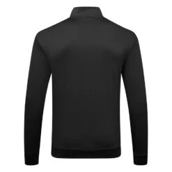 Under Armour Fleece 1/4 Zip Golf Sweater -FootJ Golf Club Shop Under Armour AW22 1 4 Zip Sweater 1373358 001 SWUND171 XL Black Black Back