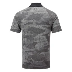 Under Armour Playoff 2.0 Jacquard Golf Polo Shirt -FootJ Golf Club Shop Under Armour AW22 Playoff 2.0 Jacquard Polo Shirt 1373694 001 SHUND303 XXXL Black White Black Back