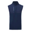 Under Armour Storm Daytona 1/2 Zip Golf Vest -FootJ Golf Club Shop Under Armour AW22 Storm Daytona Vest Wind Top 1373408 408 WTUND092 Academy Academy Reflective Front