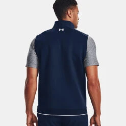 Under Armour Storm Daytona 1/2 Zip Golf Vest 13 Under Armour Storm Daytona 1/2 Zip Golf Vest -FootJ Golf Club Shop Under Armour AW22 Storm Daytona Vest Wind Top 1373408 408 WTUND092 Academy Academy Reflective Model 3