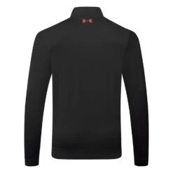 Under Armour Storm Full Zip Golf Jacket 8 Under Armour Storm Full Zip Golf Jacket -FootJ Golf Club Shop Under Armour AW22 Storm Midlayer Full Zip Sweater 1370123 005 SWUND181 Black Pitch Gray Radio Red Back