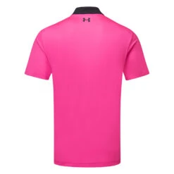 Under Armour Performance 3.0 Colour Block Golf Polo Shirt 7 Under Armour Performance 3.0 Colour Block Golf Polo Shirt -FootJ Golf Club Shop Under Armour SS23 Performance 3.0 Colour Block Polo Shirt 1377375 001 SHUND312 S Black Rebel Pink Black Back