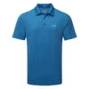 Under Armour Playoff 3.0 Core Stripe Golf Polo Shirt -FootJ Golf Club Shop Under Armour SS23 Playoff 3.0 Core Stripe Polo Shirt 1378676 471 SHUND324 S Blue Mirage Glacier Blue Glacier Blue Front
