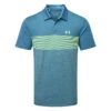 Under Armour Playoff 3.0 Low Round Stripe Golf Polo Shirt 2 Under Armour Playoff 3.0 Low Round Stripe Golf Polo Shirt -FootJ Golf Club Shop Under Armour SS23 Playoff 3.0 Low Round Stripe Polo Shirt 1378676 415 SHUND323 S Static Blue Still Water Lime Surge Front