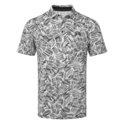 Under Armour Playoff 3.0 Palm Sketch Stripe Golf Polo Shirt