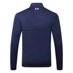Under Armour Storm FZ Full Zip Golf Jacket 7 Under Armour Storm FZ Full Zip Golf Jacket -FootJ Golf Club Shop Under Armour Storm FZ Full Zip Golf Jacket Midnight Navy Midnight Navy White 1377399 410 SWUND200 Back