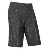 Adidas Ultimate 365 Flag Print Golf Shorts -FootJ Golf Club Shop adidas SS22 Ultimate 365 Flag Print Golf Shorts HC5577 Black Grey Three White Front