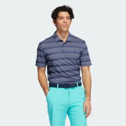 Adidas Two Colour Stripe Primegreen Golf Polo Shirt 10 Adidas Two Colour Stripe Primegreen Golf Polo Shirt -FootJ Golf Club Shop adidas SS22 Two Colour Stripe Primegreen Golf Polo Shirt HI5181 M SHADI658 Navy White Model 1